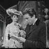 Inga Swenson and Fritz Weaver in the stage production Baker Street