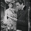 Inga Swenson and Fritz Weaver in the stage production Baker Street