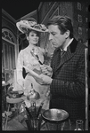 Inga Swenson and Fritz Weaver in the stage production Baker Street