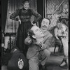 Paddy Edwards and Peter Sallis in the stage production Baker Street