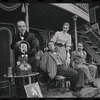 Martin Gabel, Fritz Weaver, Inga Swenson and Peter Sallis in the stage production Baker Street