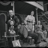 Martin Gabel, Fritz Weaver, Inga Swenson and Peter Sallis in the stage production Baker Street