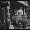 Martin Gabel, Fritz Weaver, Inga Swenson and Peter Sallis in the stage production Baker Street