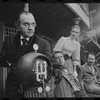 Martin Gabel, Fritz Weaver, Inga Swenson and Peter Sallis in the stage production Baker Street