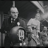 Martin Gabel, Fritz Weaver, Inga Swenson and Peter Sallis in the stage production Baker Street