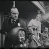 Martin Gabel, Fritz Weaver, Inga Swenson and Peter Sallis in the stage production Baker Street