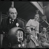 Martin Gabel, Fritz Weaver, Inga Swenson and Peter Sallis in the stage production Baker Street