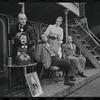 Martin Gabel, Fritz Weaver, Inga Swenson and Peter Sallis in the stage production Baker Street