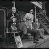 Martin Gabel, Fritz Weaver, Inga Swenson and Peter Sallis in the stage production Baker Street
