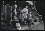 Martin Gabel, Fritz Weaver, Inga Swenson and Peter Sallis in the stage production Baker Street