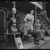 Martin Gabel, Fritz Weaver, Inga Swenson and Peter Sallis in the stage production Baker Street