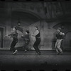 Ensemble in the stage production Baker Street