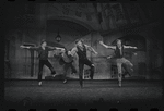 Ensemble in the stage production Baker Street