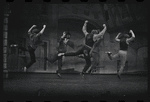 Ensemble in the stage production Baker Street