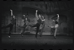 Ensemble in the stage production Baker Street