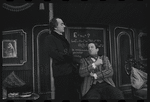 Martin Gabel and Fritz Weaver in the stage production Baker Street
