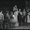 Fritz Weaver, Inga Swenson and ensemble in the stage production Baker Street