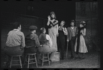 Fritz Weaver, Inga Swenson and ensemble in the stage production Baker Street