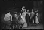 Fritz Weaver, Inga Swenson and ensemble in the stage production Baker Street