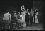 Fritz Weaver, Inga Swenson and ensemble in the stage production Baker Street