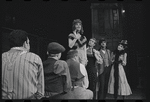 Fritz Weaver, Inga Swenson and ensemble in the stage production Baker Street