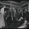 Inga Swenson, Fritz Weaver and ensemble in the stage production Baker Street