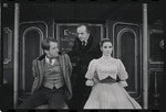 Fritz Weaver, Martin Gabel and Inga Swenson in the stage production Baker Street