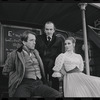 Fritz Weaver, Martin Gabel and Inga Swenson in the stage production Baker Street