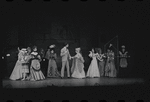 Ensemble in the stage production Baker Street