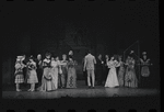 Ensemble in the stage production Baker Street