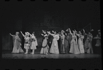 Ensemble in the stage production Baker Street