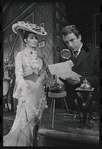 Inga Swenson and Fritz Weaver in the stage production Baker Street