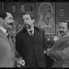 Patrick Horgan, Fritz Weaver and Peter Sallis in the stage production Baker Street