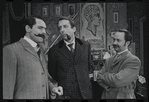 Patrick Horgan, Fritz Weaver and Peter Sallis in the stage production Baker Street