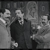 Patrick Horgan, Fritz Weaver and Peter Sallis in the stage production Baker Street