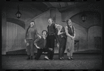 Ensemble in the stage production Baker Street