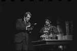 Fritz Weaver and unidentified in the stage production Baker Street