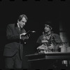 Fritz Weaver and unidentified in the stage production Baker Street