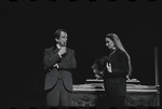 Fritz Weaver and Inga Swenson in the stage production Baker Street