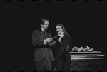 Fritz Weaver and Inga Swenson in the stage production Baker Street