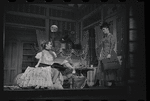 Inga Swenson and unidentified in the stage production Baker Street
