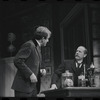 Fritz Weaver and Daniel Keyes in the stage production Baker Street