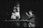 Fritz Weaver and Peter Sallis in the stage production Baker Street