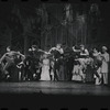 Ensemble in the stage production Baker Street