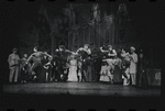 Ensemble in the stage production Baker Street