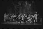 Ensemble in the stage production Baker Street