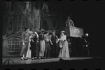 Inga Swenson [center] and ensemble in the stage production Baker Street