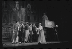 Inga Swenson [center] and ensemble in the stage production Baker Street