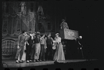 Inga Swenson [center] and ensemble in the stage production Baker Street