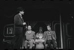 Peter Sallis, Fritz Weaver and unidentified in the stage production Baker Street